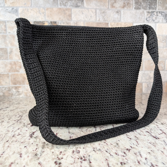 The Sak Handbags - The Sak Black Crochet Shoulder Bag